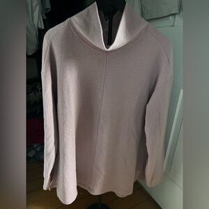 RBX 2XL Women's Pink Tall Loose Neck Sweater